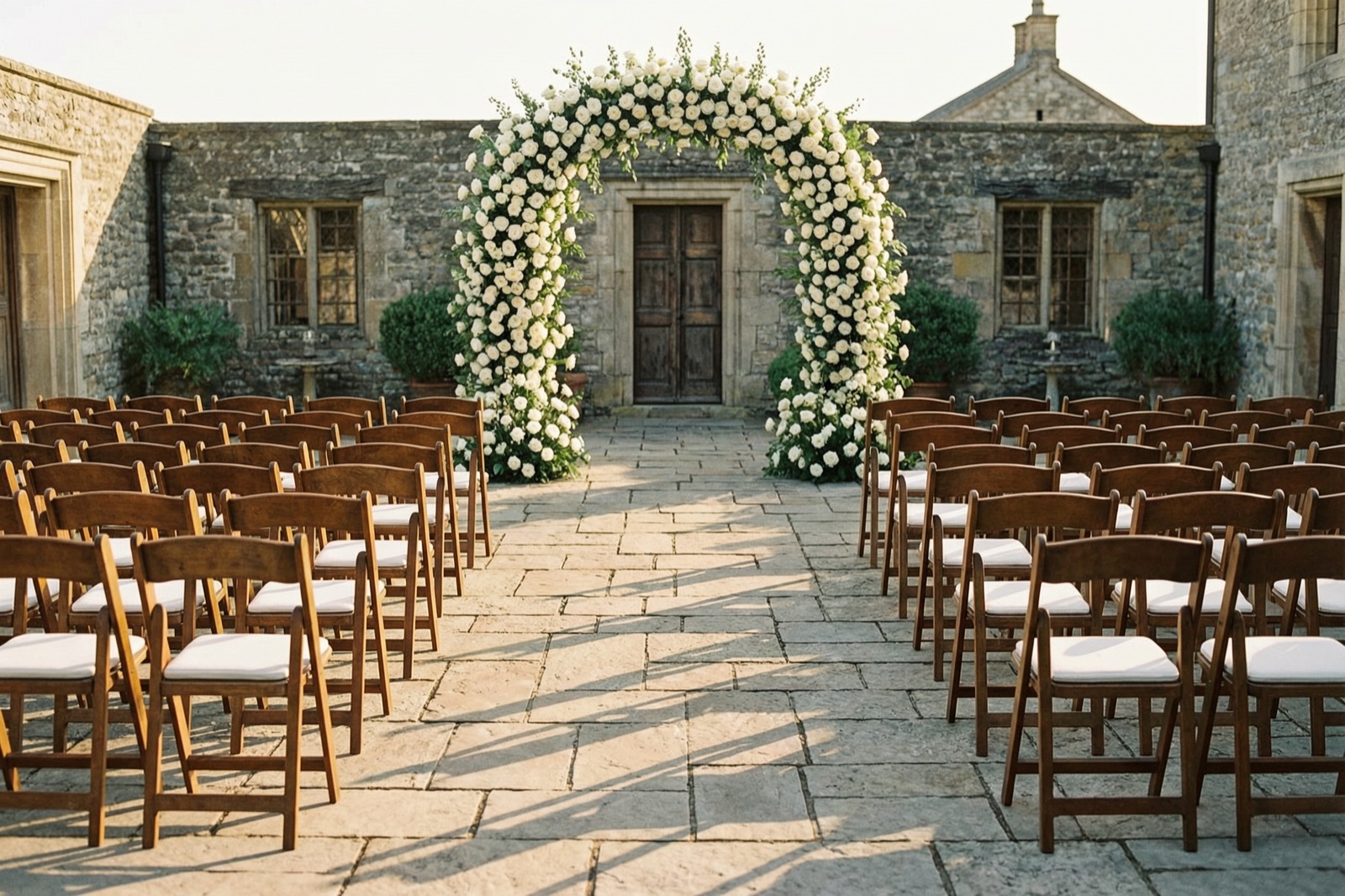 The courtyard